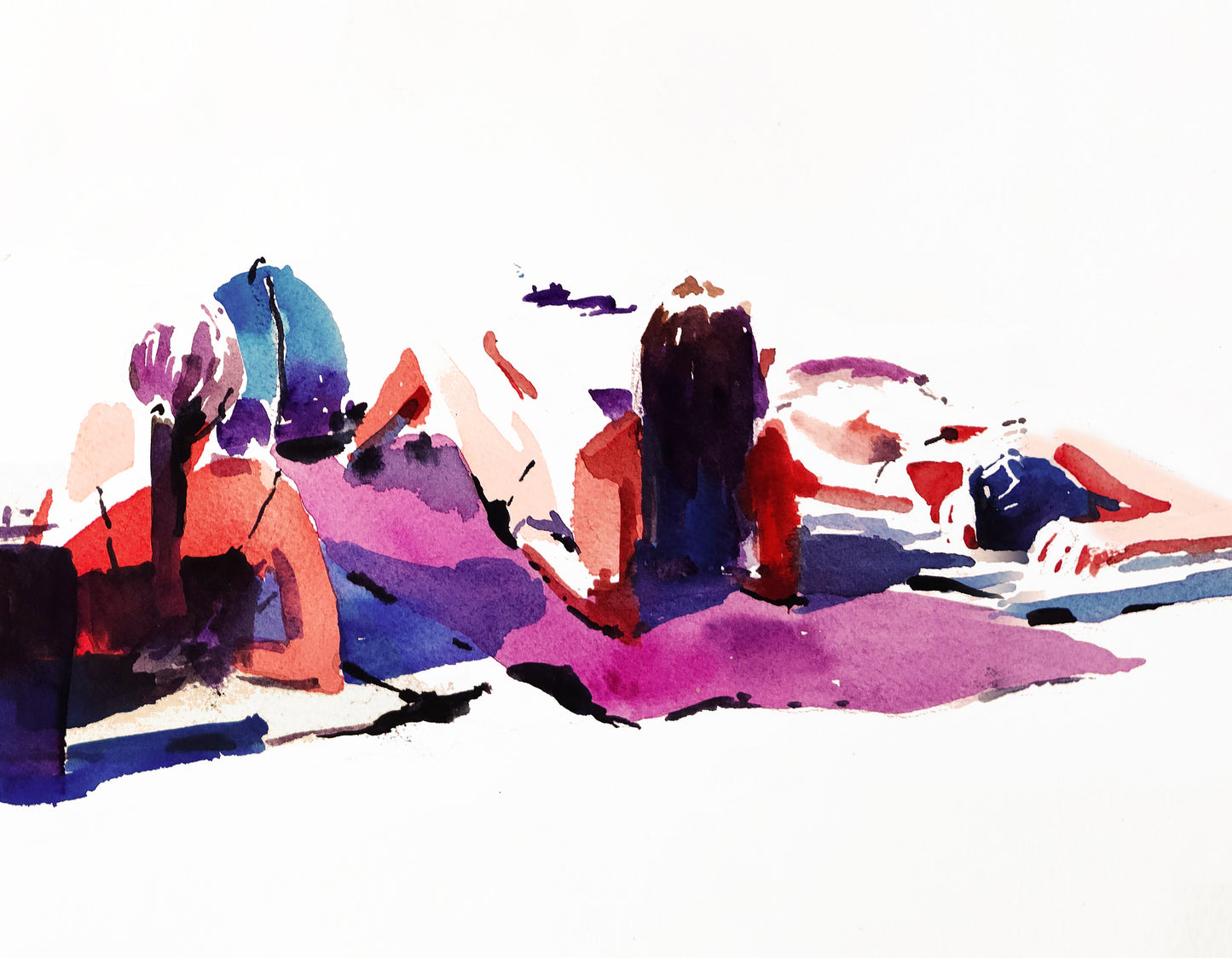 Beach People 2 - Print