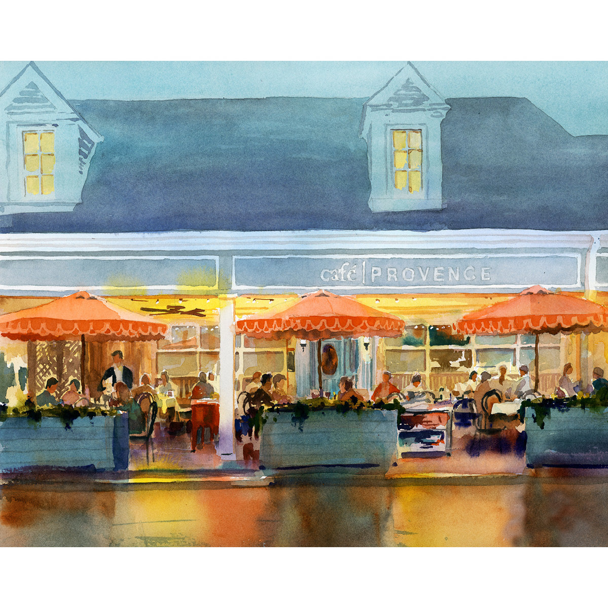 Cafe Provence - Original Artwork