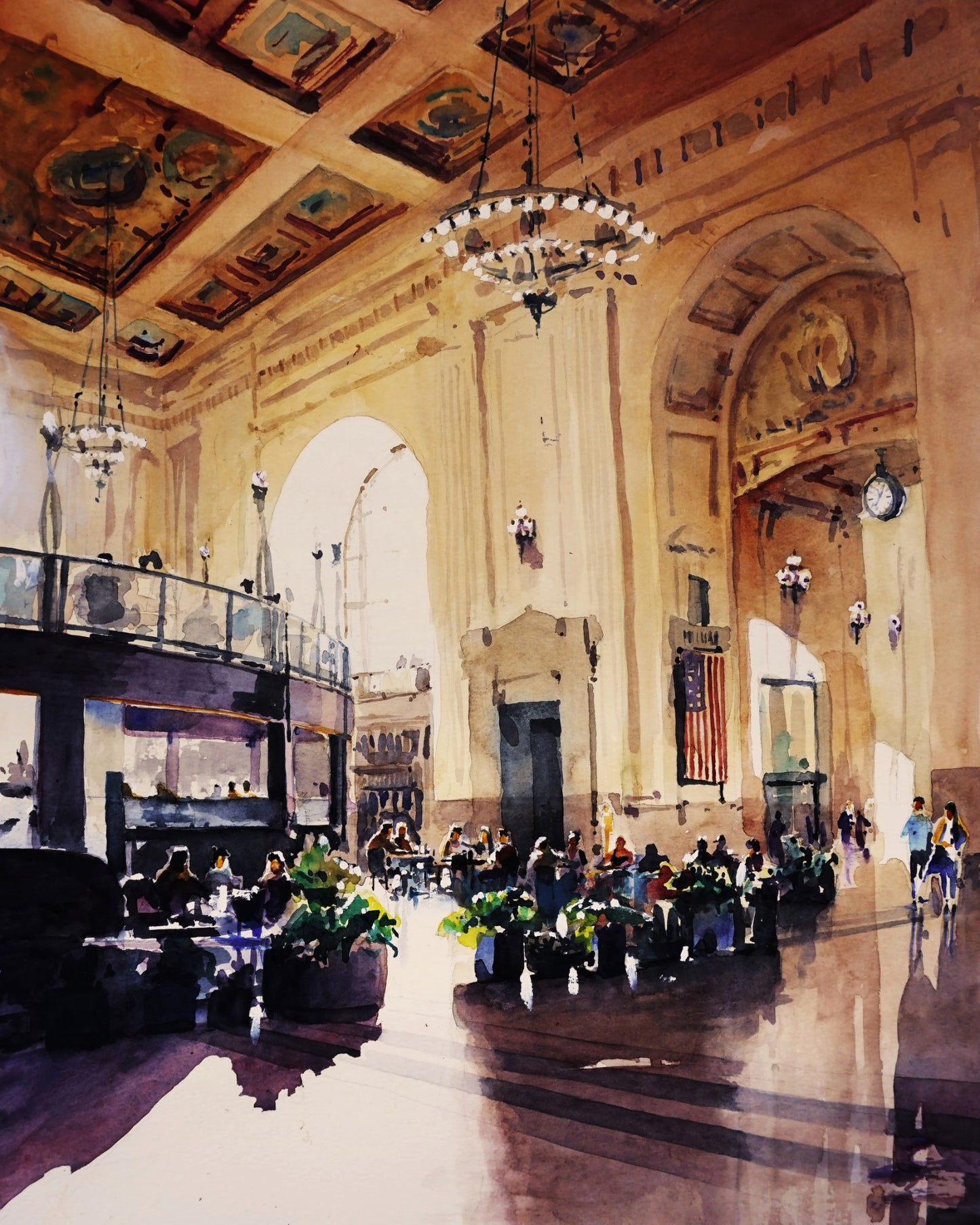 KC Union Station Hall - Print