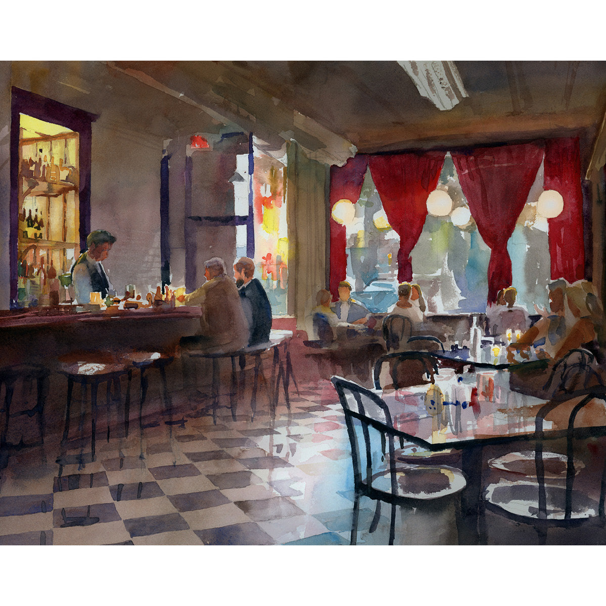 Westport Cafe - Original Artwork